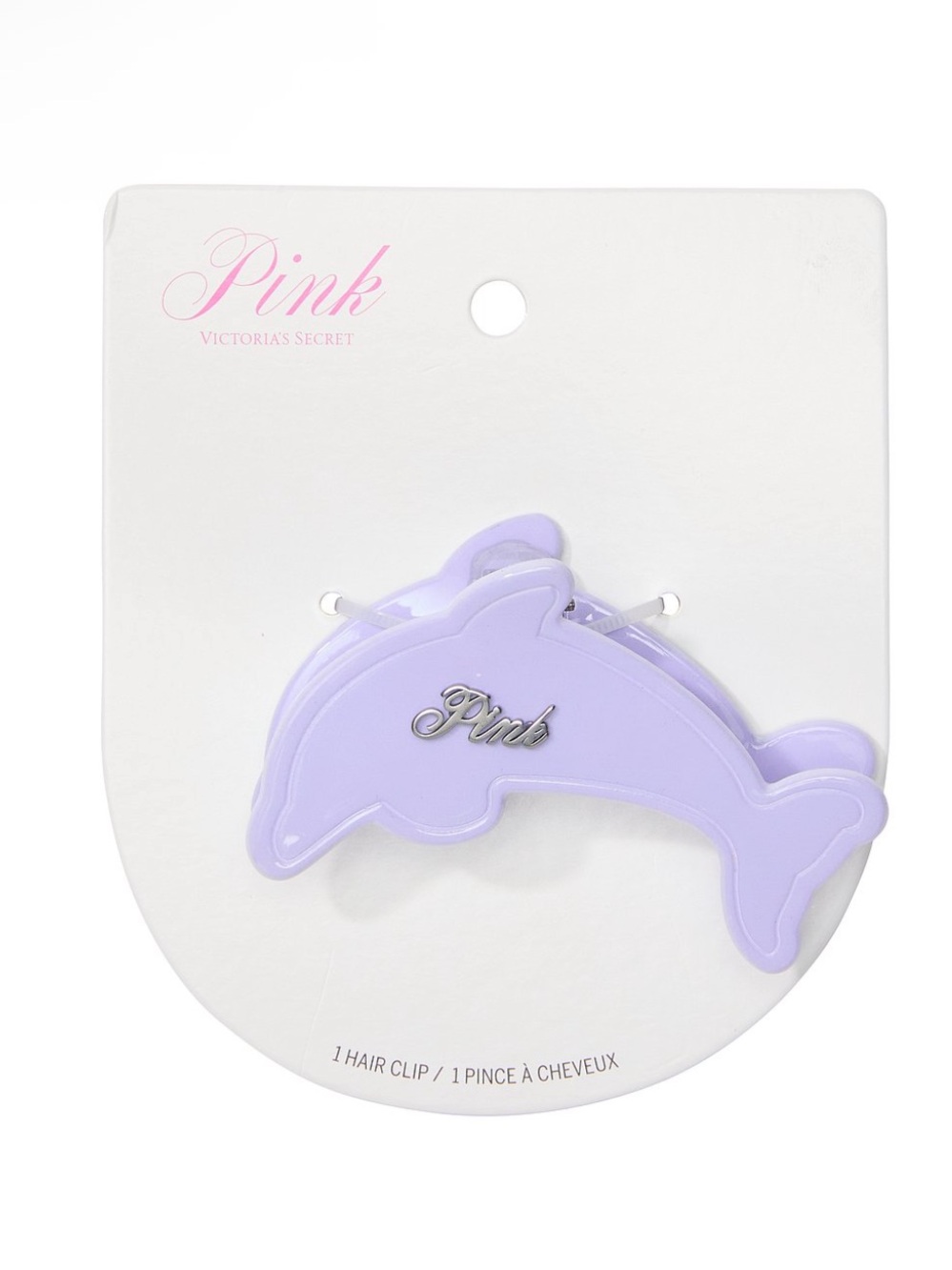 PINK Victoria's Secret Lavender Dolphin Hair Clip